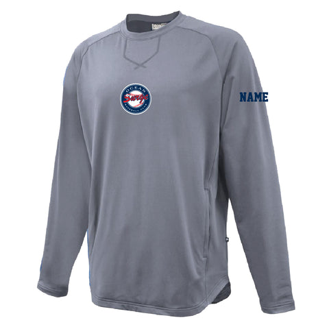 ACE WARMUP CENTER CHEST EMBROIDERED CIRCLE
