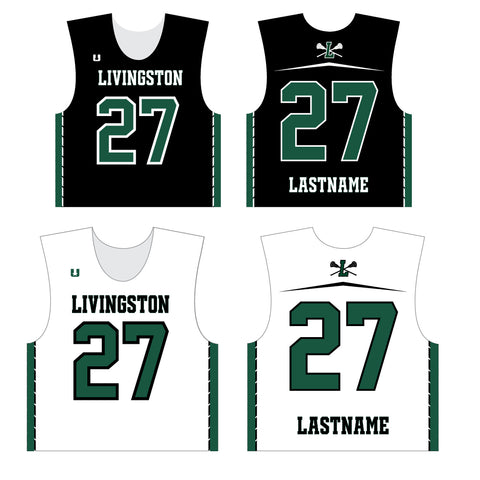 Livingston Lacrosse Boys Sublimated Reversible Game Jersey