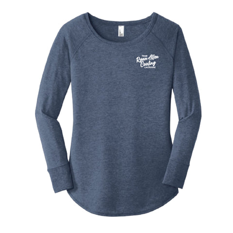 District Womens Perfect Tri Long Sleeve Tee