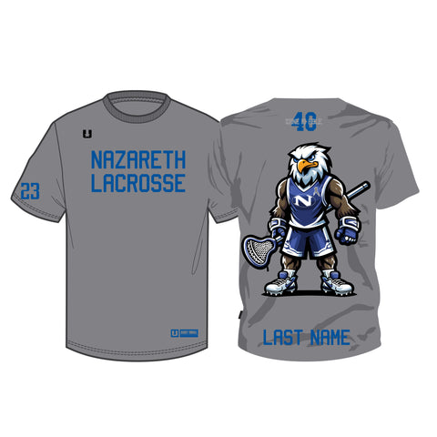 Nazareth Lacrosse Men's Elite Sublimated Shooting Shirt / Gray