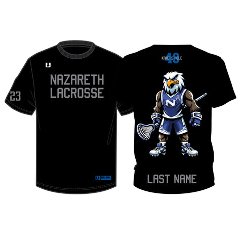 Nazareth Lacrosse Men's Elite Sublimated Shooting Shirt / Black