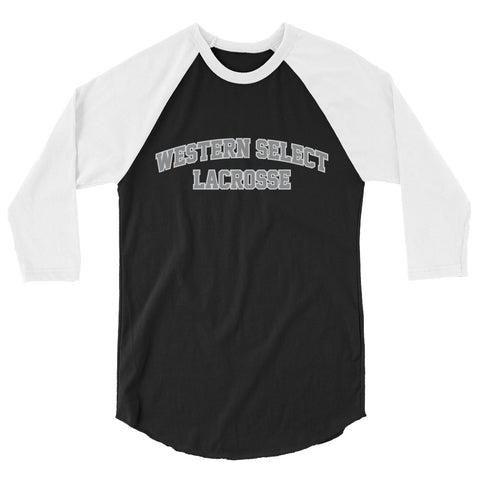 WL Text 3/4 sleeve raglan shirt