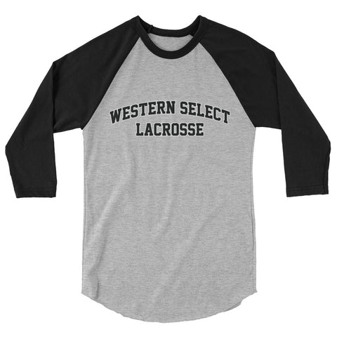 WL Text 3/4 sleeve raglan shirt