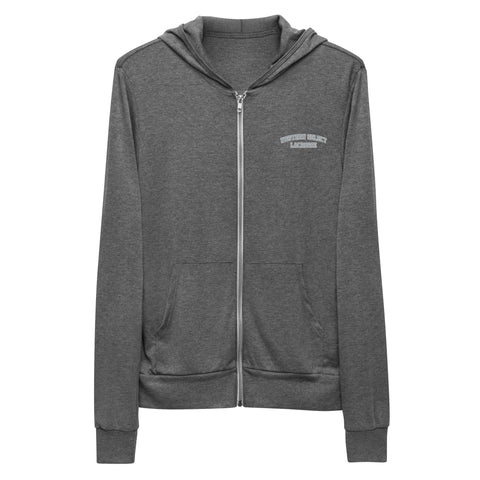 WL Text Unisex zip hoodie