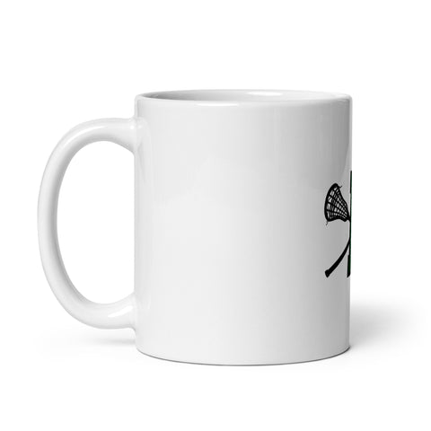 LL White glossy mug